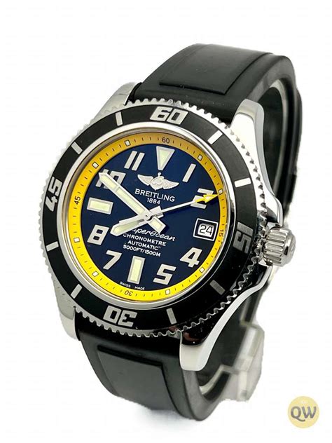 breitling superocean 42 yellow